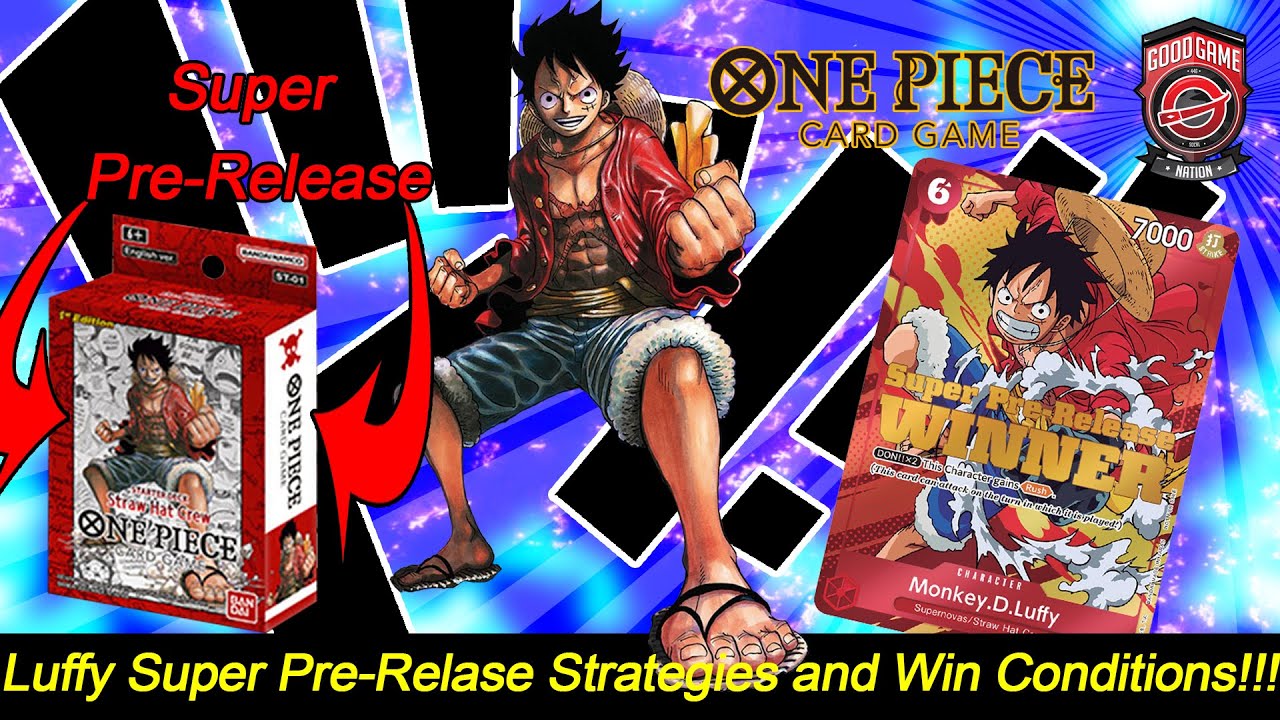 one piece card game super pre release event Monkey D Luffy Winner P 001 Prices TBA Rarity Monkey.D.Luffy (Super Pre-Release) [Winner] P-001