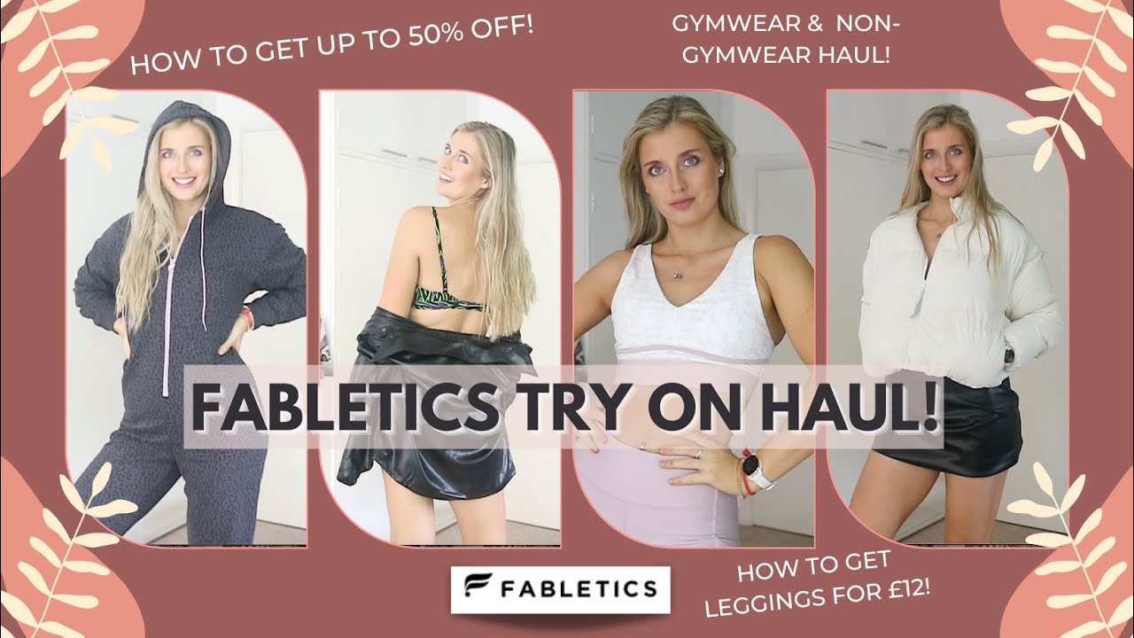 FABLETICS TRY ON HAUL! HOW TO GET LEGGINGS FOR £12!! MY OCTOBER 2022 ...