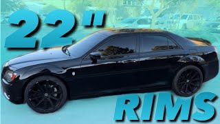 Putting 22" inch Rims on my Chrysler 300c