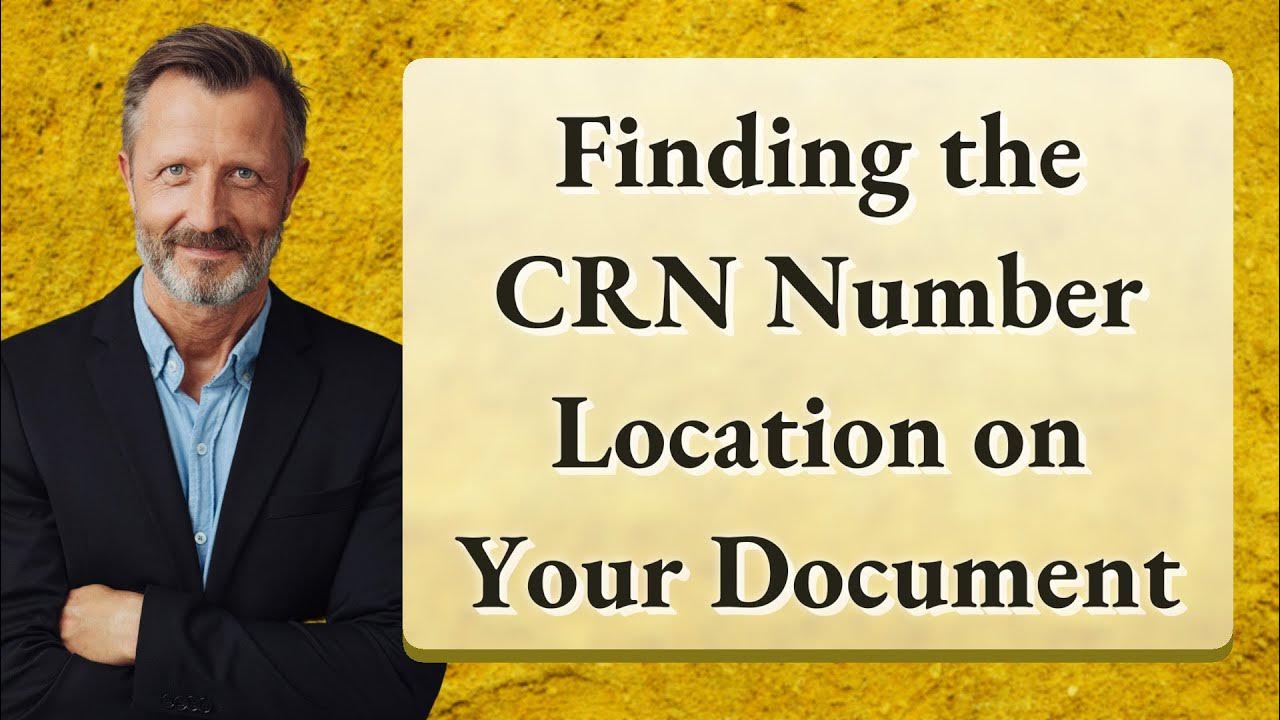Finding The CRN Number Location On Your Document YouTube finding-the-crn-number-location-on-your-document-youtube
