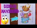 COMO DIBUJAR a GROOT navideño facil paso a paso