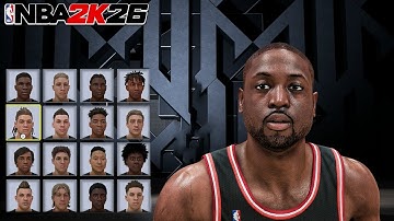 Best Dwyane Wade Face Creation in NBA 2K26