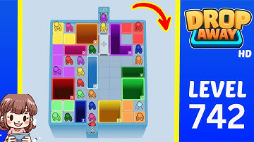 Drop Away Level 742 Solution Walkthrough