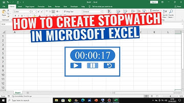 How to Create Stopwatch in Microsoft Excel