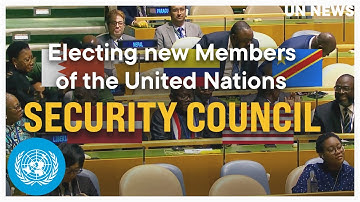 Election of non-permanent members of the Security Council | United Nations