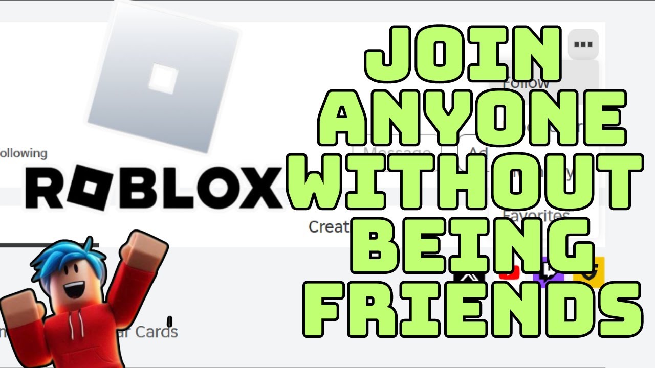 How To ACTUALLY Join Someone Without Being Friends On Roblox Guide 