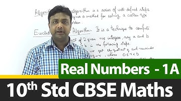 CBSE Class 10 Maths | Real Numbers  - 1A | CBSE Syllabus | Bengali Video