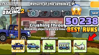 Hill Climb Racing 2 – 😱 50,238 points in RETURN OF THE JETBIKE Team Event (BEST RUNS)