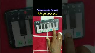 Maiyya mainu in mobile piano🥰| jersey song in piano🤩 screenshot 4