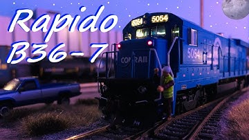 Night Ops B36-7 on RSSX Switching Layout. Conrail Throwback Part 2