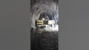 Rishikesh  to Karnaprayag Railway Tunnel Face Muck Loading
