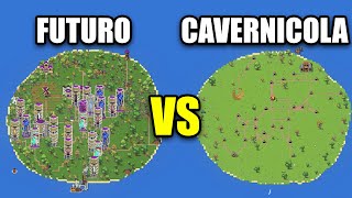 Isla del Futuro vs Isla Cavernicola - Worldbox