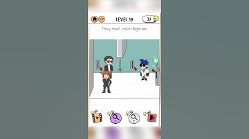 Smith and Joe vs Professor Bigbrain Level 19 Best Solution | Brain Test 2 Walkthrough