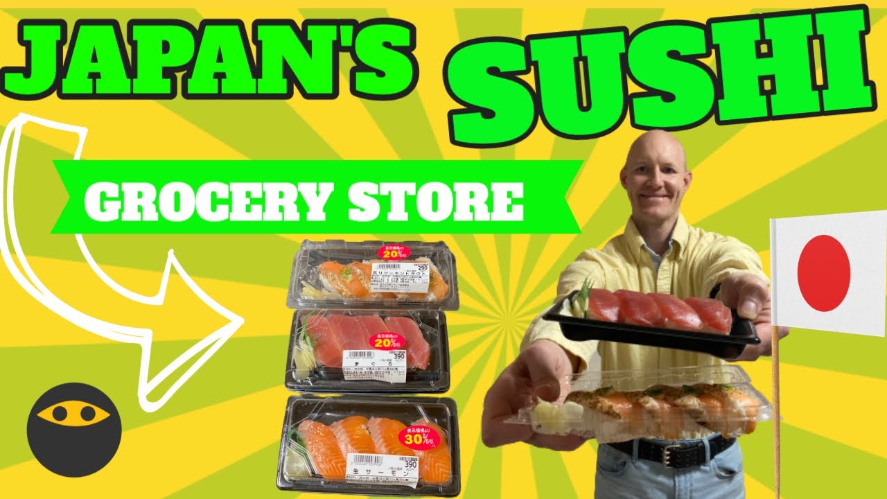 Japanese grocery store sushi🍣 AMAZING SUSHI IN JAPAN YouTube