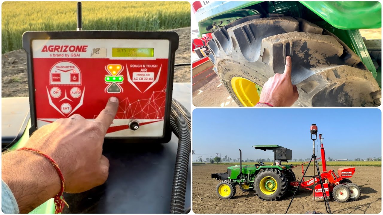 Lazer Leveller Chalon Da Shi Tarika Jhon Deere 5310 New Tyre