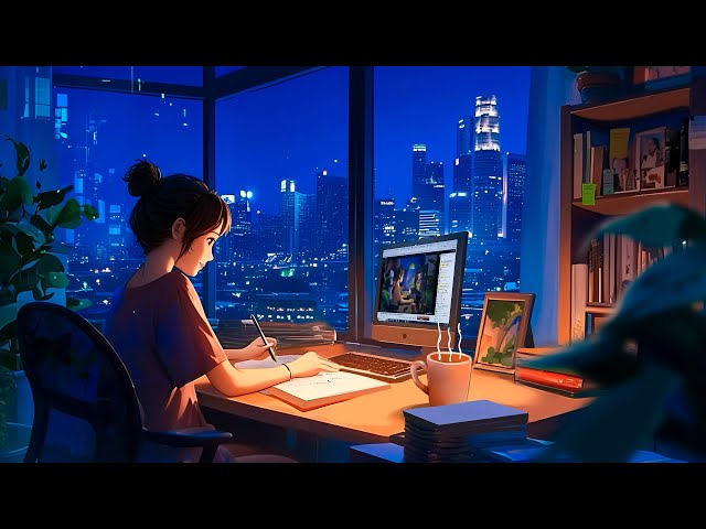 Study Lofi 📚 Lofi Deep Focus Study Work Concentration 🌿 Study beats ~ lofi / relax / stress relief class=