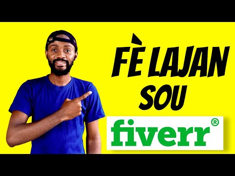 Kreye yon gig profesyonèl sou Fiverr