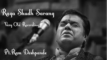 Raag Shudh Sarang | Pt Ram Deshpande | Music Of India | Hindustani Classical | #classical