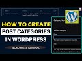 How to create post and add category in WordPress? | wordpress tutorial
