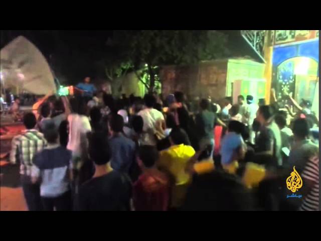 مسيرة لرافضي الانقلاب بحلوان