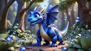 Three Little Dragons Blow Bubbles | Fantasy & Counting Song for Kids | Rhymes and Preschool Learning screenshot 4