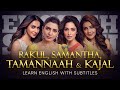 ENGLISH SPEECH | RAKUL, SAMANTHA, TAMANNAAH &amp; KAJAL: Heroines Unite (English Subtitles)