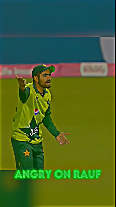Babar Azam Angry on Haris Rauf 😡 #ytshorts #cricketshorts