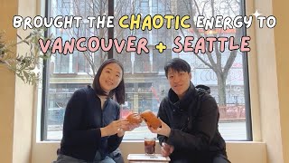 We brought the ✨CHAOTIC✨ energy to Vancouver + Seattle | New Yorker's vlog