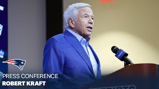 Robert Kraft on Bill Belichick: “The greatest coach of all time.” | Patriots Press Conference