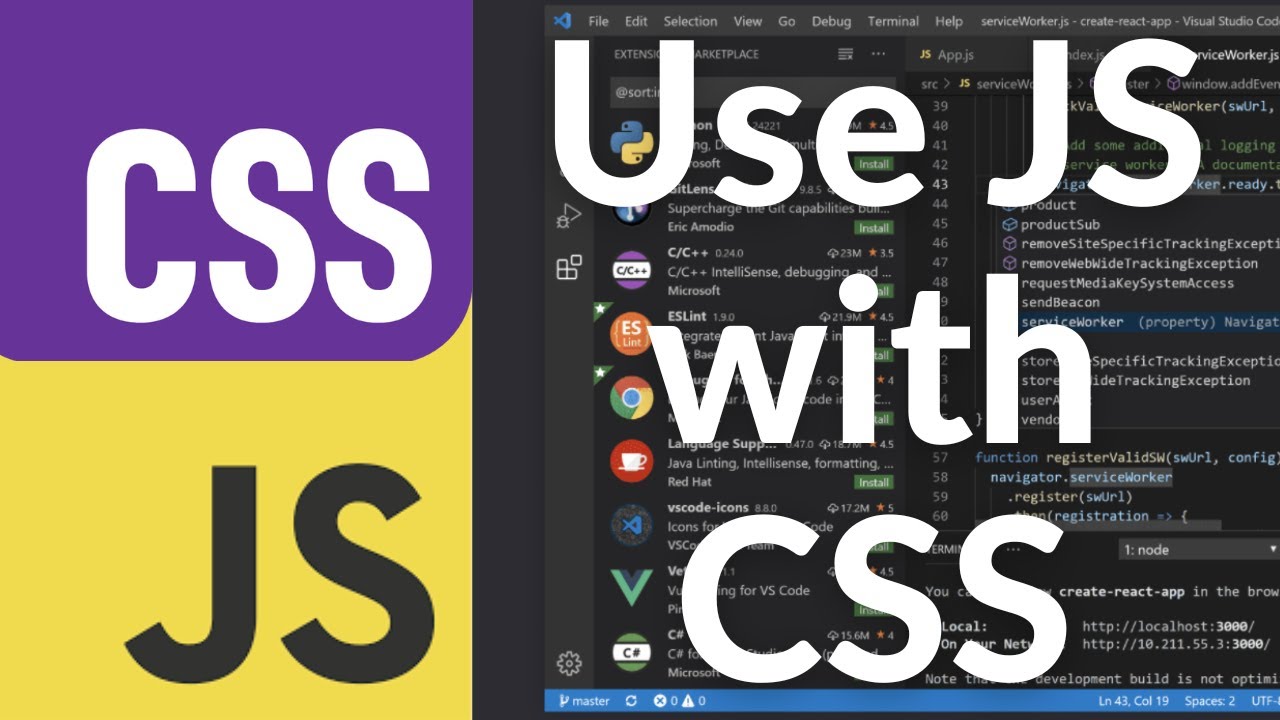 How to Use JavaScript with CSS - YouTube