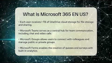 What Is Microsoft 365 EN US? - Talking Tech Trends