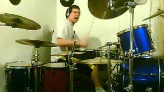 rush Double Agent drum cover