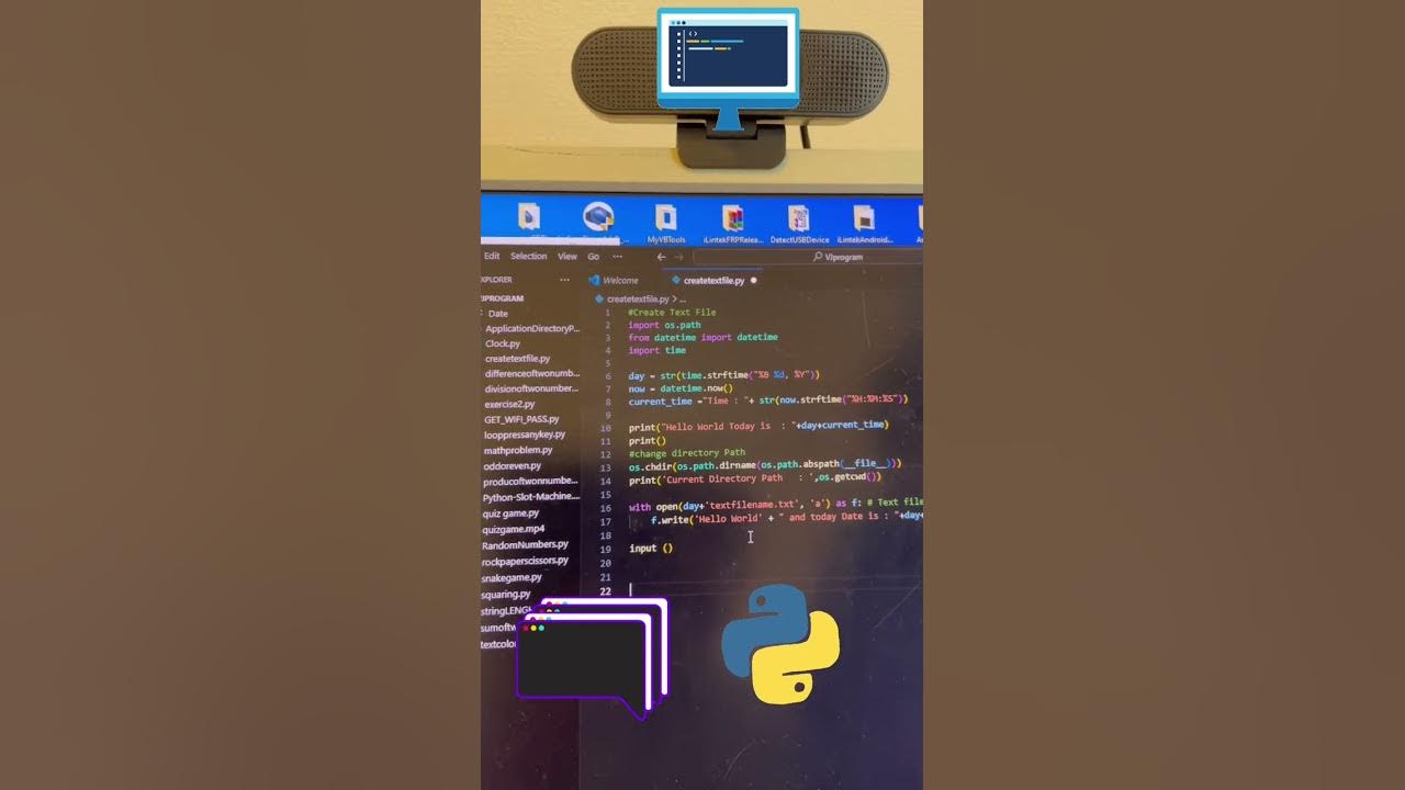 Create text file in Python - YouTube