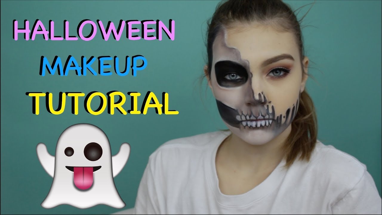 HALLOWEEN makeup tutorial - YouTube