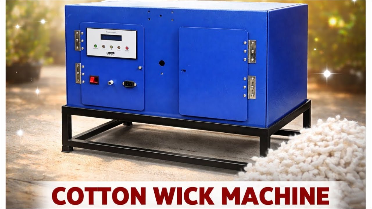 Automatic Cotton Wick Making Machine | Low Investment High Profit Business | Startup Idea