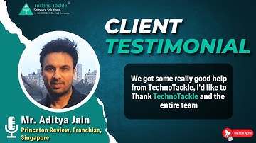 Client Testimonial - Aditya Jain | Collzy | Techno Tackle Software Solutions