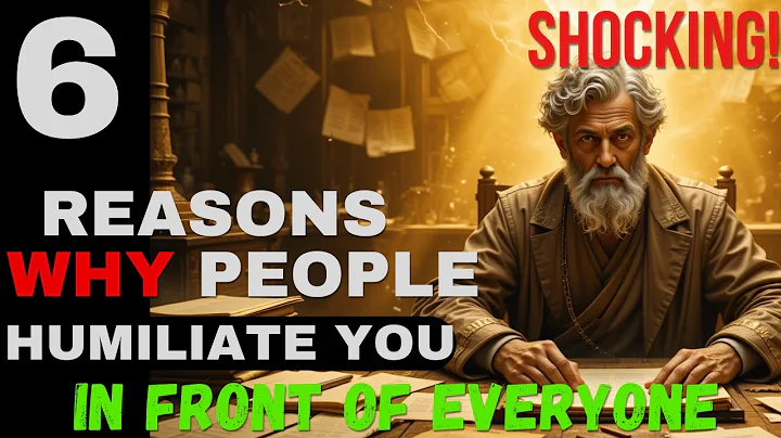 6 Reasons People Humiliate You In Front Of Everyone | STOIC PHILOSOPHY