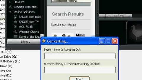 How to Convert (Transcode) Audio File Formats with Winamp 5.x.flv