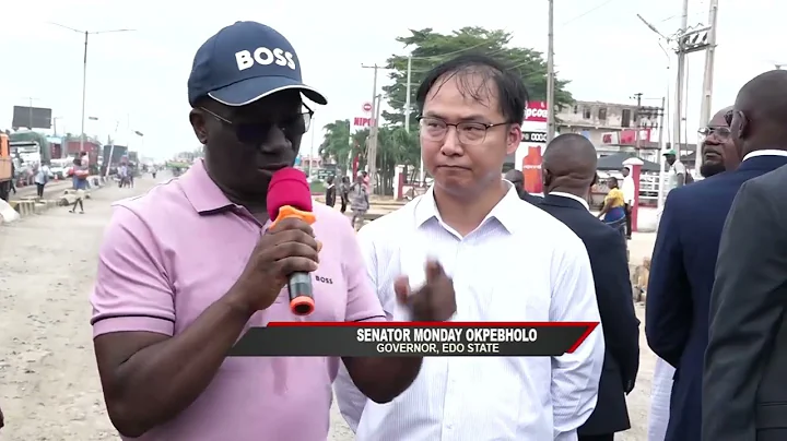 GOV OKPEBHOLO INSPECTS SAPELE ROAD PROJECT