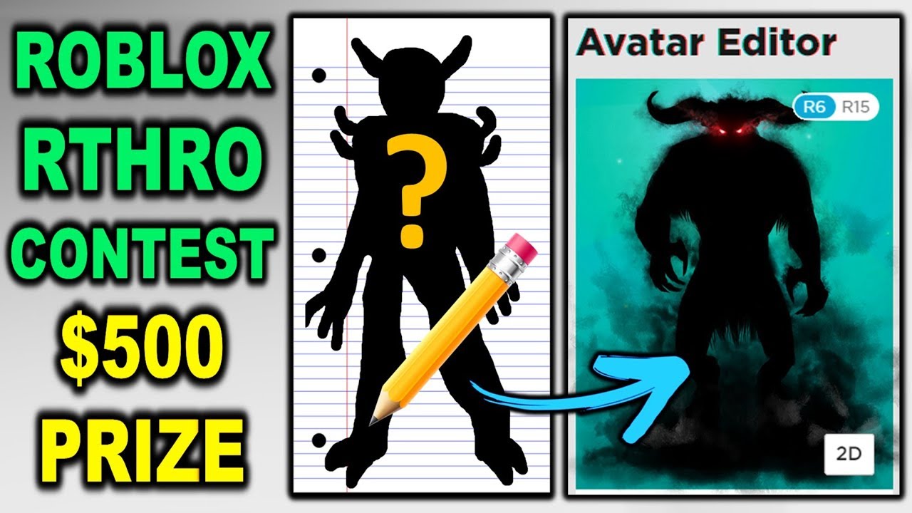 So I Entered The Roblox Rthro Art Contest Youtube - try on rthro roblox