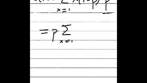 Geometric Random Variable: Expected Value (Mean)