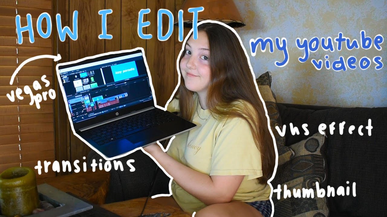 HOW TO MAKE YOUTUBE VIDEOS AESTHETIC VHS effect  how i edit using Sony Vegas Pro