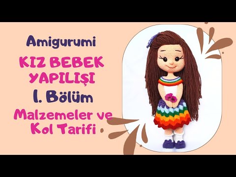 Amigurumi Kiz Bebek Tarifi 1.Bölüm /Amigurumi Baby Girl Recipe / Part 1