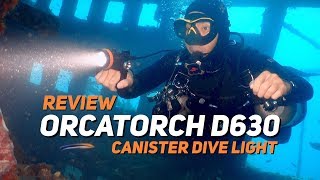 OrcaTorch D630 Canister Light (part 2 of 2) / Technical Diving / Scuba diving