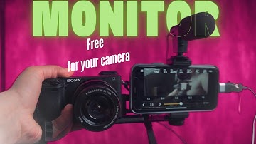 How to Use Smartphone as a Camera Monitor with your Sony a6400