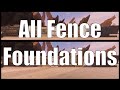 To snap or not to snap fence foundations  conan exiles