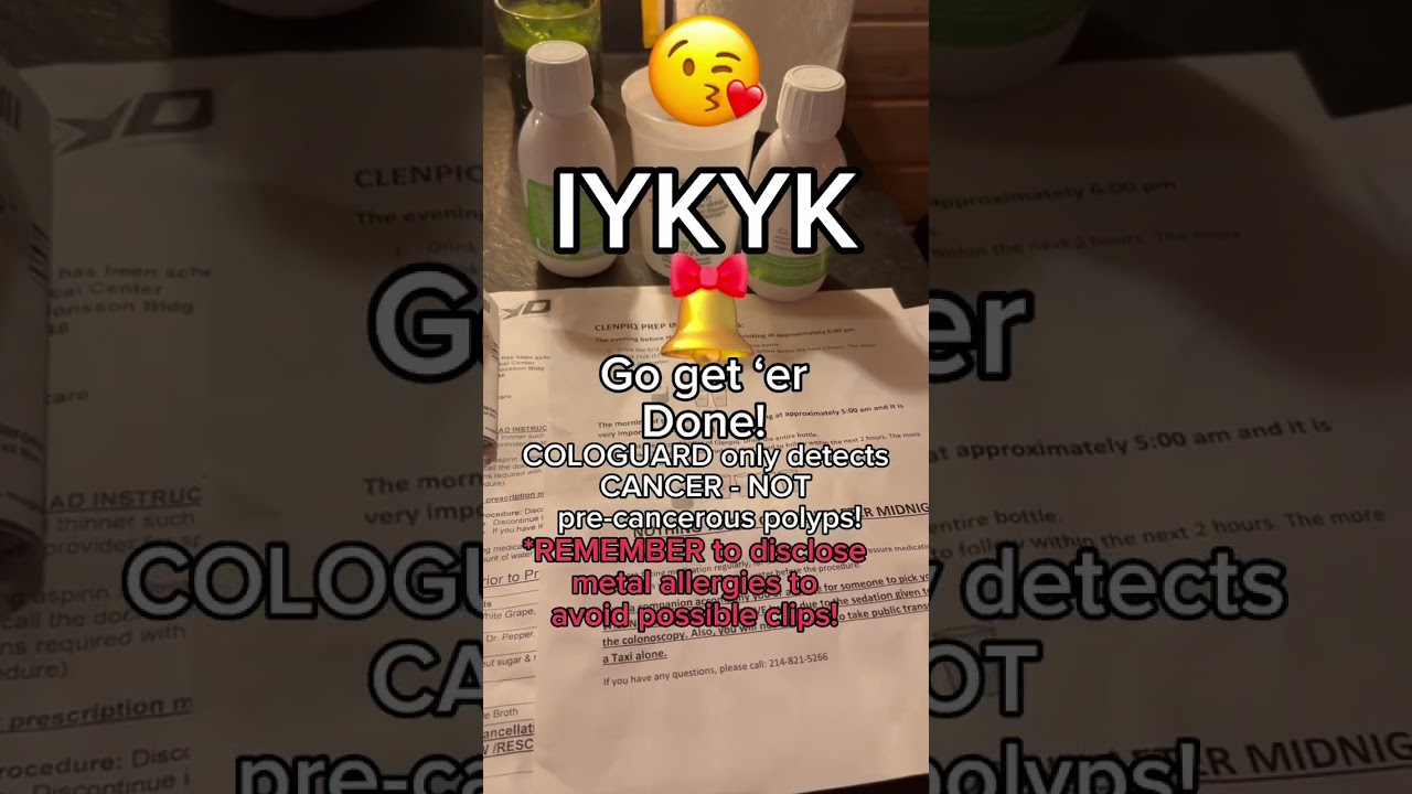 NO COLOGUARD! Get Your Colonoscopy! 😉 #metal #allergies #clips