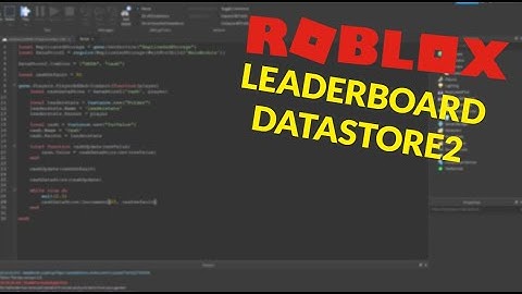 HOW TO MAKE A WORKING LEADERBOARD (DATASTORE2) - ROBLOX Scripting Tutorial 2020