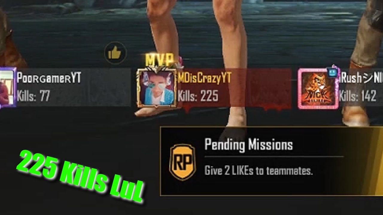 "225 Solo Kills" First Zombie Darkest Night Win Pubg Mobile Lul Moments
