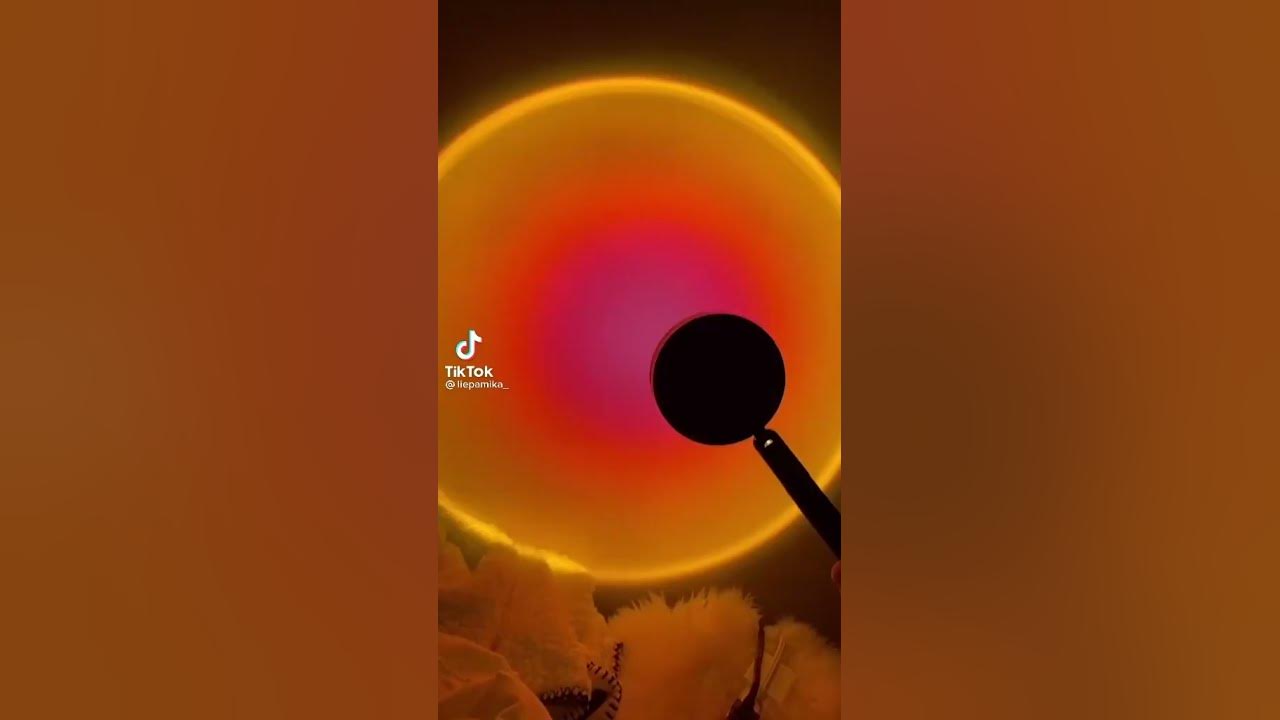 Лампа закат с пультом 16 цветов rgb/закатная атмосферная лампа для ...